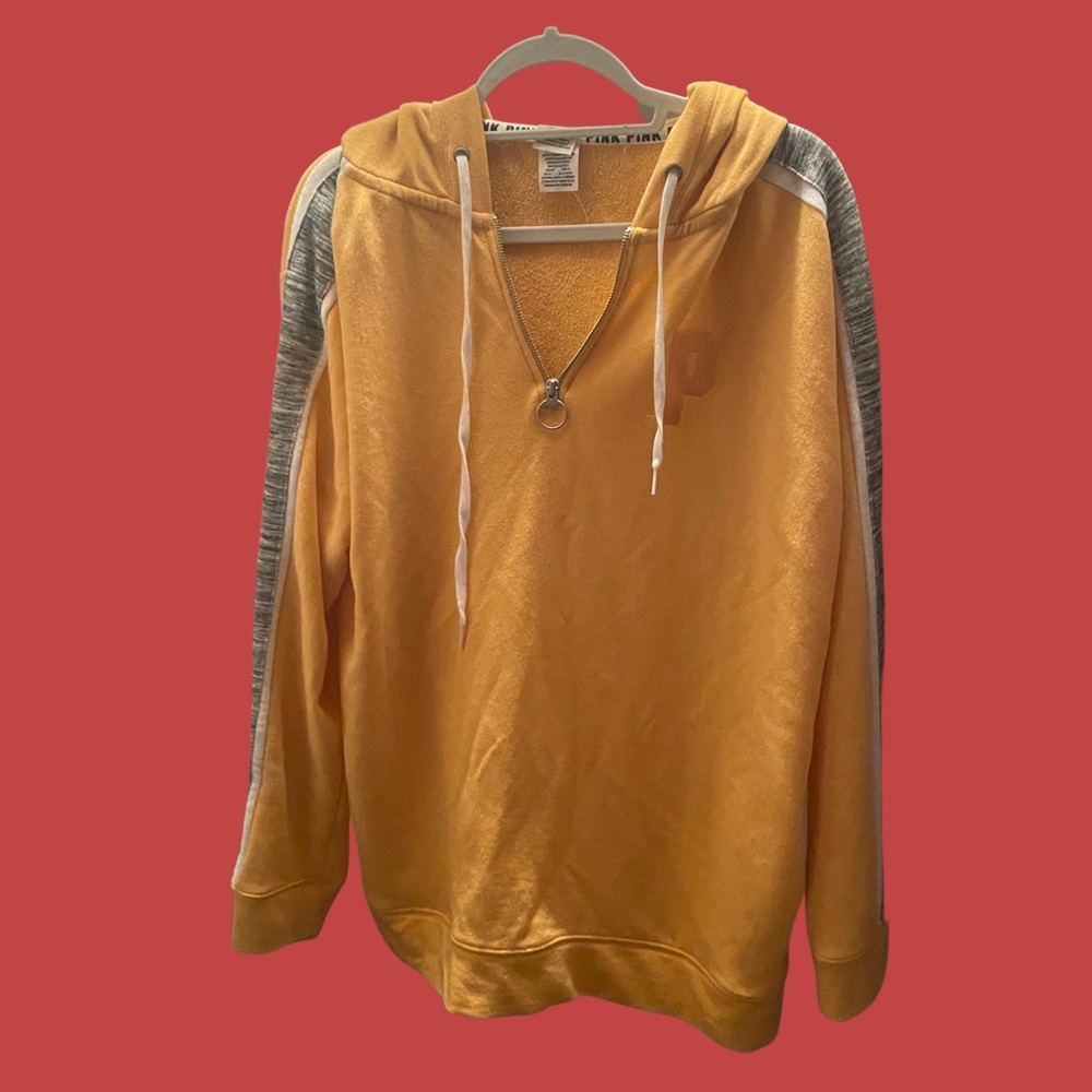 victoria’s secret pink quarter zip hoodie